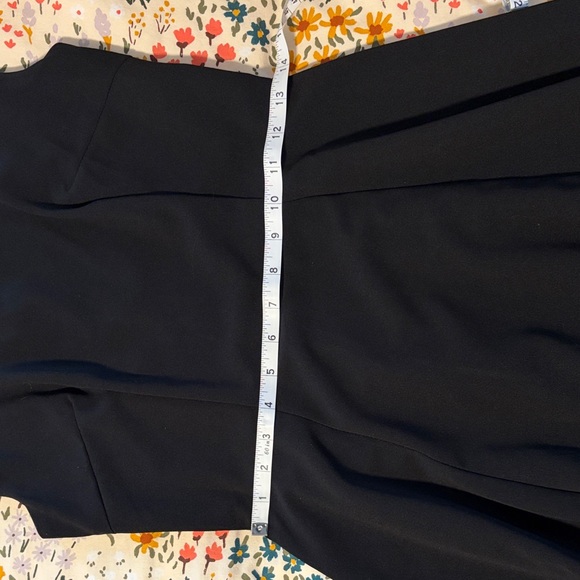 Black Women's Tea Dress with Capped sleeve - Picture 5 of 7